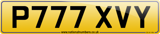 P777 XVY