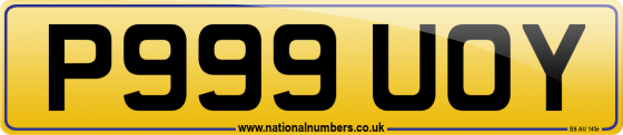 P999 UOY