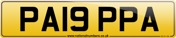 PA19 PPA