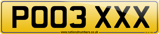 PO03 XXX