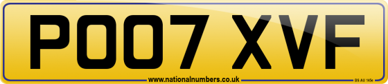 PO07 XVF