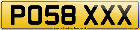 PO58 XXX