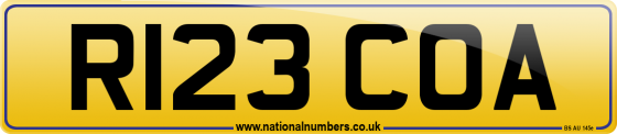 R123 COA
