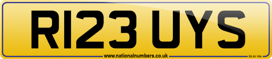 R123 UYS