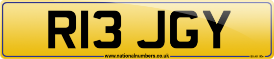 R13 JGY