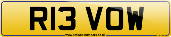 R13 VOW