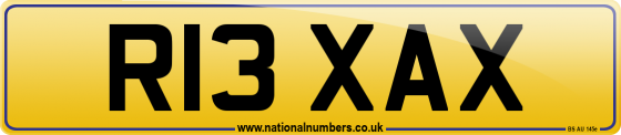 R13 XAX