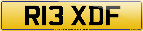 R13 XDF