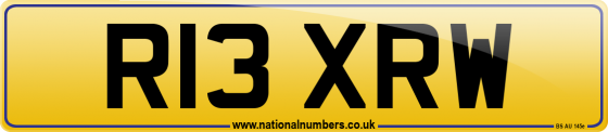 R13 XRW