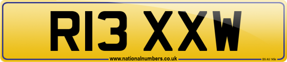 R13 XXW
