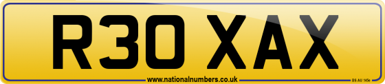 R30 XAX