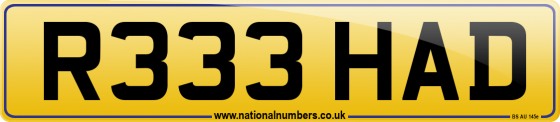 R333 HAD
