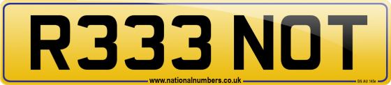 R333 NOT