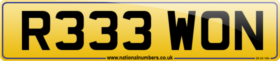 R333 WON
