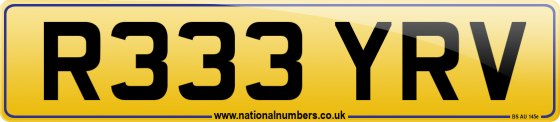 R333 YRV