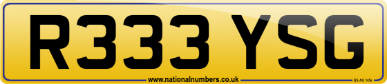 R333 YSG