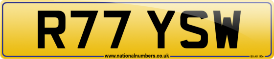 R77 YSW