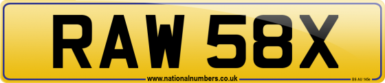 RAW 58X