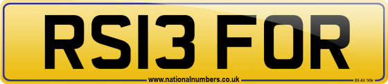 RS13 FOR