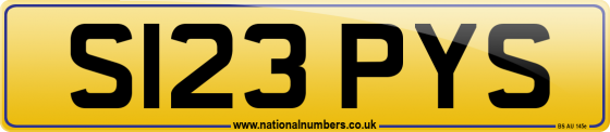 S123 PYS