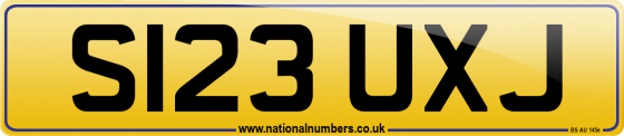 S123 UXJ