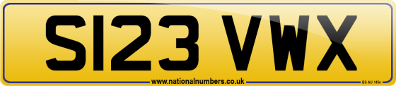 S123 VWX