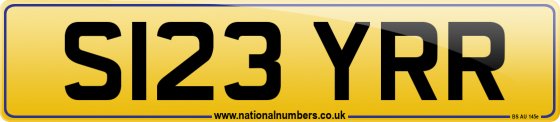 S123 YRR