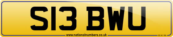S13 BWU