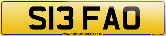 S13 FAO