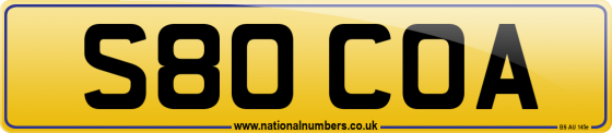 S80 COA