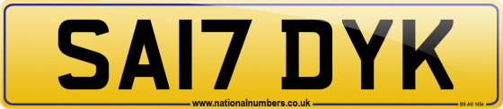 SA17 DYK