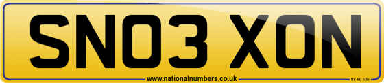 SN03 XON