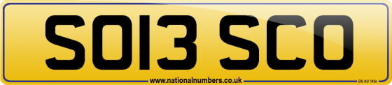 SO13 SCO