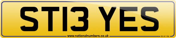 ST13 YES