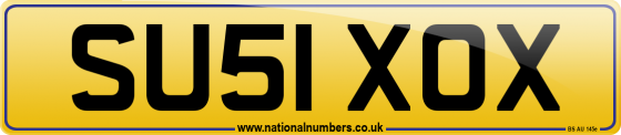 SU51 XOX