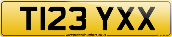 T123 YXX