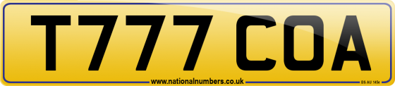 T777 COA