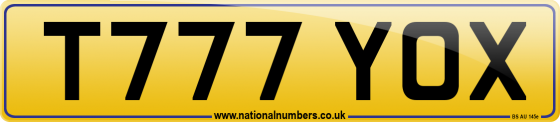 T777 YOX