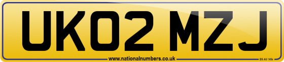 UK02 MZJ