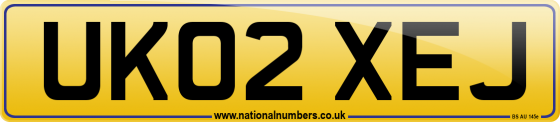 UK02 XEJ