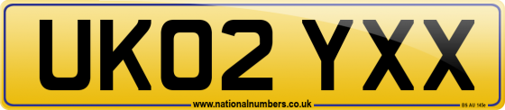 UK02 YXX
