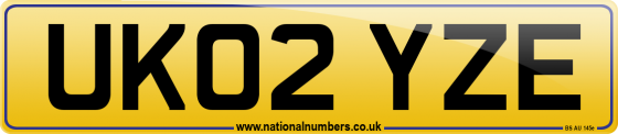 UK02 YZE