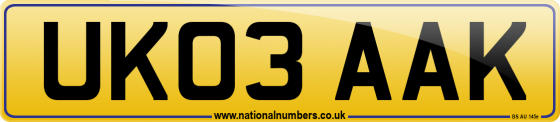 UK03 AAK