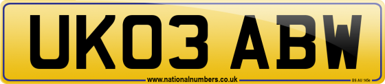 UK03 ABW