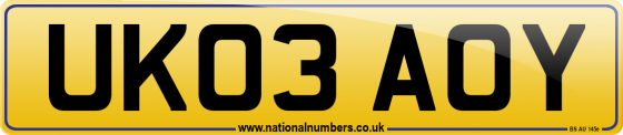 UK03 AOY