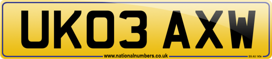 UK03 AXW