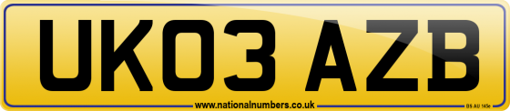 UK03 AZB