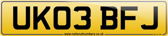 UK03 BFJ