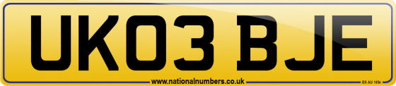 UK03 BJE