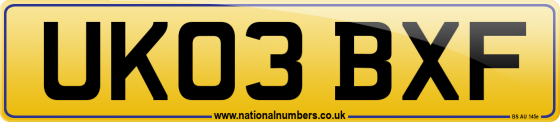 UK03 BXF